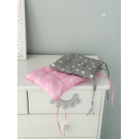 Подушка мягкая для детского стульчика 23х28, серая