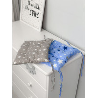 Подушка мягкая для детского стульчика 23х28, серая