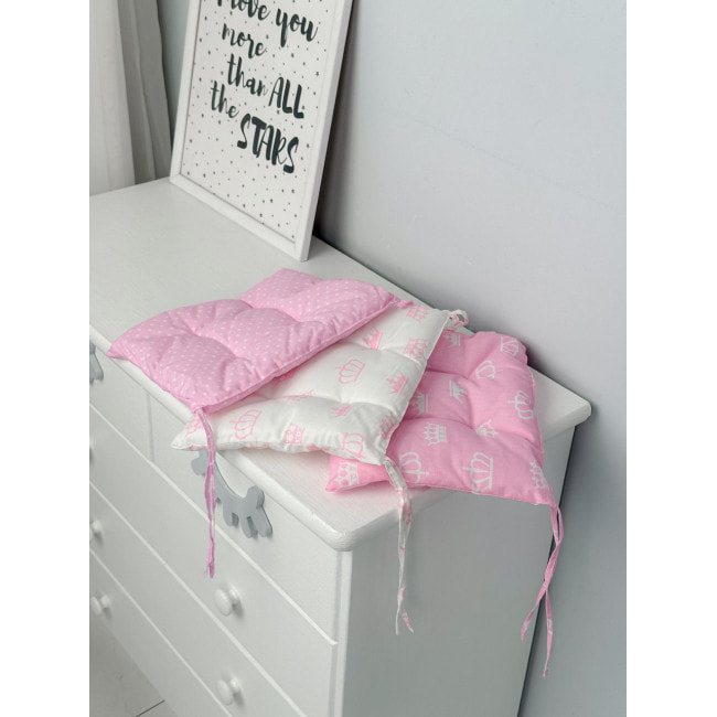 Подушка мягкая для детского стульчика 23х28, серая