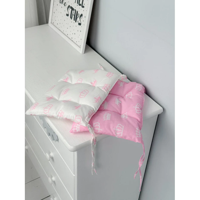 Подушка мягкая для детского стульчика 23х28, серая