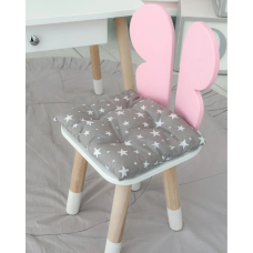 Подушка мягкая для детского стульчика 23х28, серая