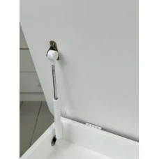 Столик с откидывающимся верхом 53х60х45 и стульчик корона 26.5х26х25, стол и стул для детей от 1 года, белый