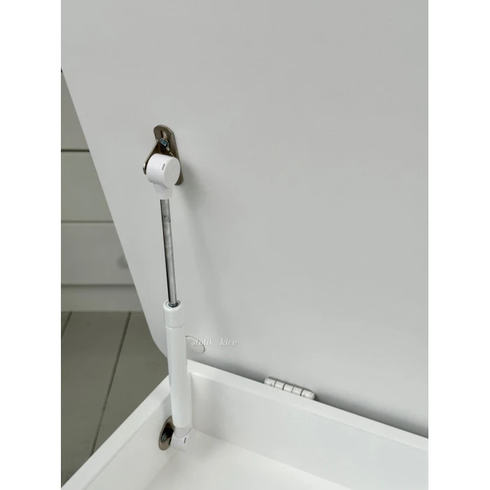 Столик с откидывающимся верхом 53х60х45 и стульчик корона 26.5х26х25, стол и стул для детей от 1 года, белый