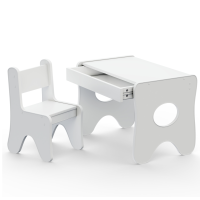 Комплект дитячих меблів столик та стільчик 70×45×51, стіл та стілець у дитячу, білий