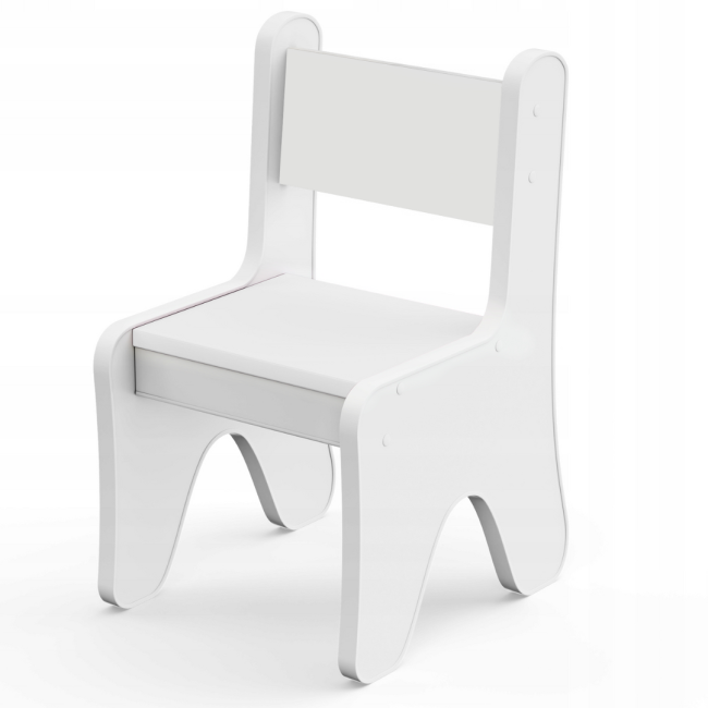 Стульчик для детской 55×37×33 детский удобный стул для игр, белый