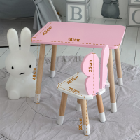 Детский прямоугольный столик 46х60х45, стол для детской от 1 года, фиолетовый