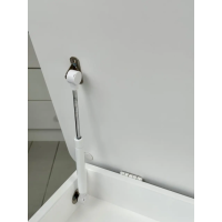 Столик с откидным верхом 53х60х45 и стульчик крылья бабочки 26.5х26х25, стол и стул для детей от 1 года, белый с фиолетовым