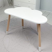 Детский столик облачко 46х70х40, стол от 1 года для ребенка, белый