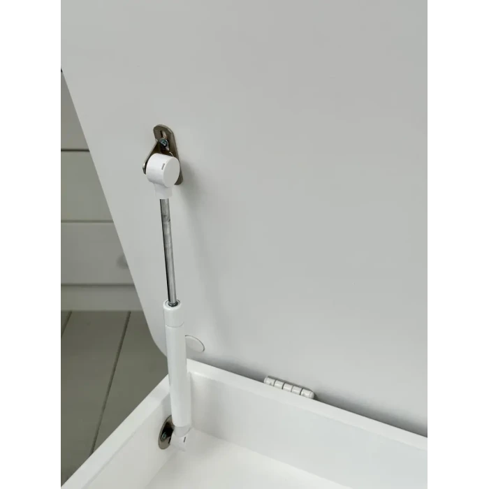 Столик с откидывающимся верхом 53х60х45 и стульчик корона 26.5х26х25, стол и стул для детей от 1 года, белый с розовым