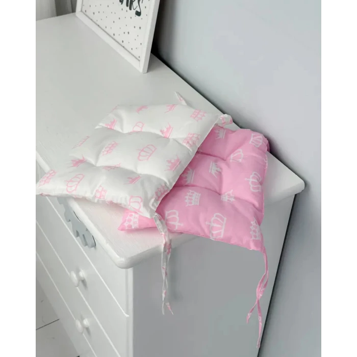 Подушка м'яка для дитячого стільчика 23х28, синя