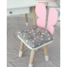 Подушка м'яка для дитячого стільчика 23х28, синя