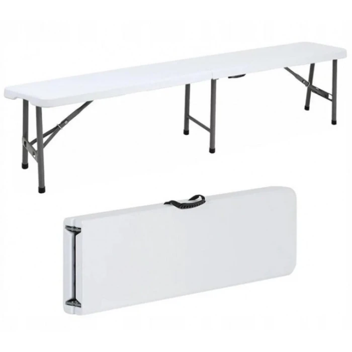 Лавка садова складна Bonro BS 183-2 біла