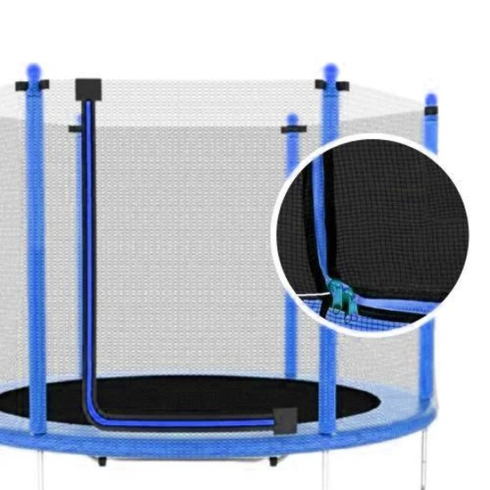 Батут Atleto 152 см с сеткой синий