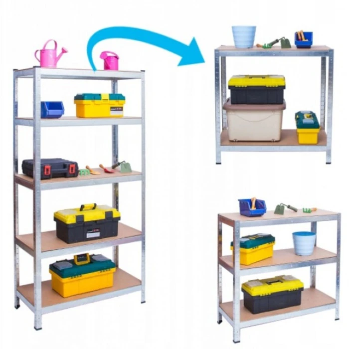 Стелаж металевий 180х90х40см Siker GoodTool G9040 5 полиць