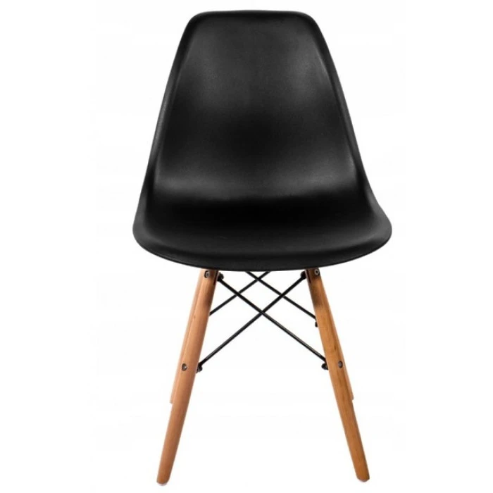 Крісло для кухні на ніжках Bonro В-173 FULL KD чорне