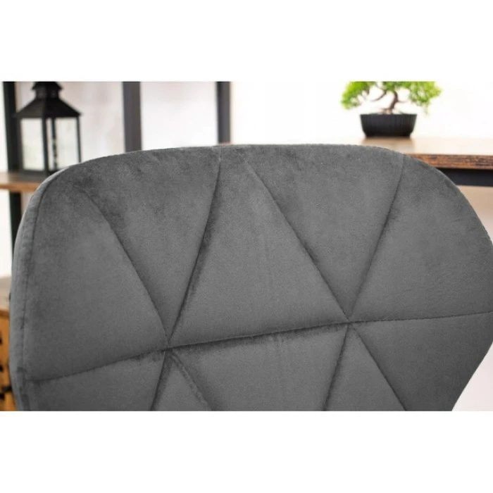 Крісло на колесах Bonro B-531 велюр сіре (чорна основа)