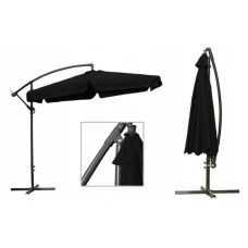 Зонтик садовый с наклоном черный Bonro B-7218 3м 6 спиц