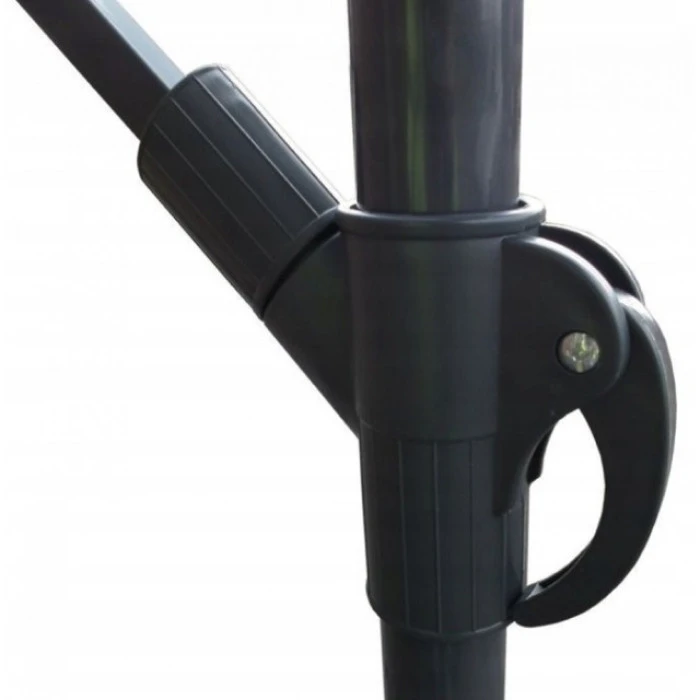 Зонтик садовый с наклоном черный Bonro B-7218 3м 6 спиц