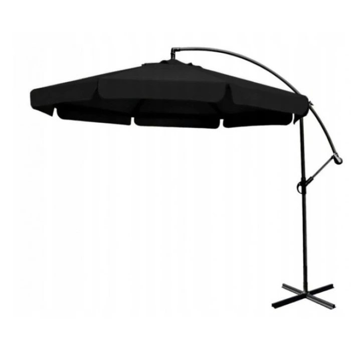 Зонтик садовый с наклоном черный Bonro B-7218 3м 6 спиц