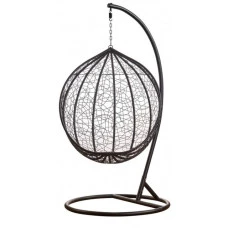 Підвісне крісло-гойдалка кокон Bonro 329 L (чорно-сіре)