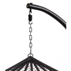 Підвісне крісло-гойдалка кокон Bonro 329 L (чорно-сіре)