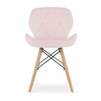 Кресло Bonro B-531 велюр розовое