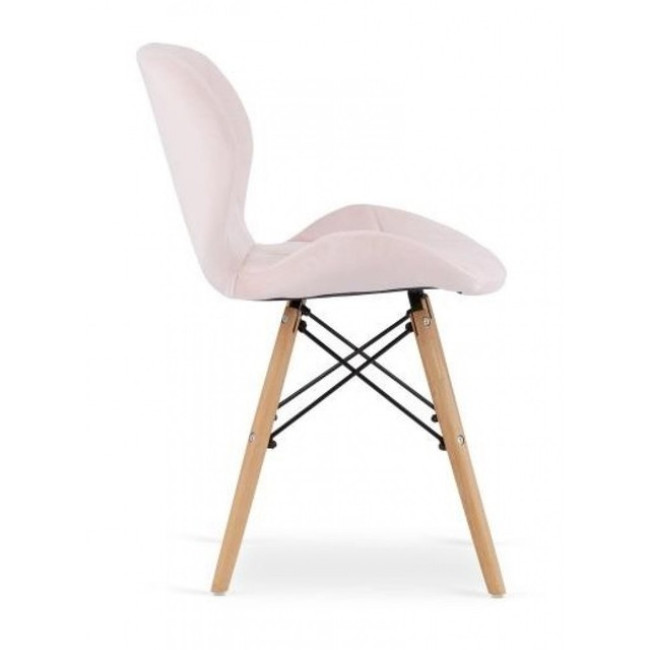 Кресло Bonro B-531 велюр розовое