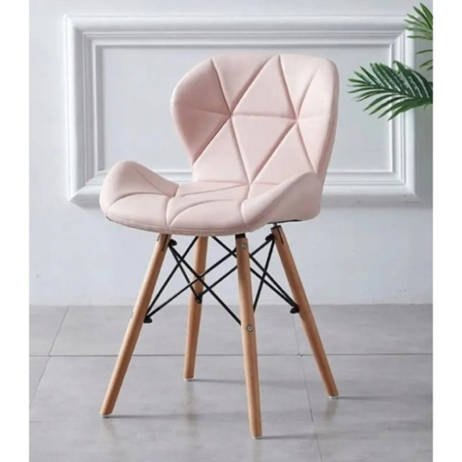 Кресло Bonro B-531 велюр розовое