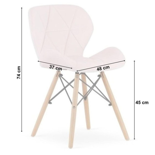 Кресло Bonro B-531 велюр розовое