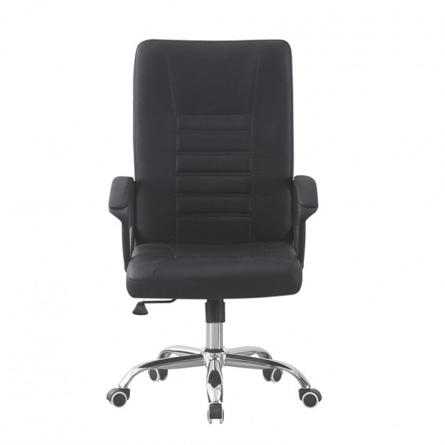 Крісло офісне на колесах Bonro B-627 чорне