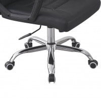 Крісло офісне на колесах Bonro B-627 чорне