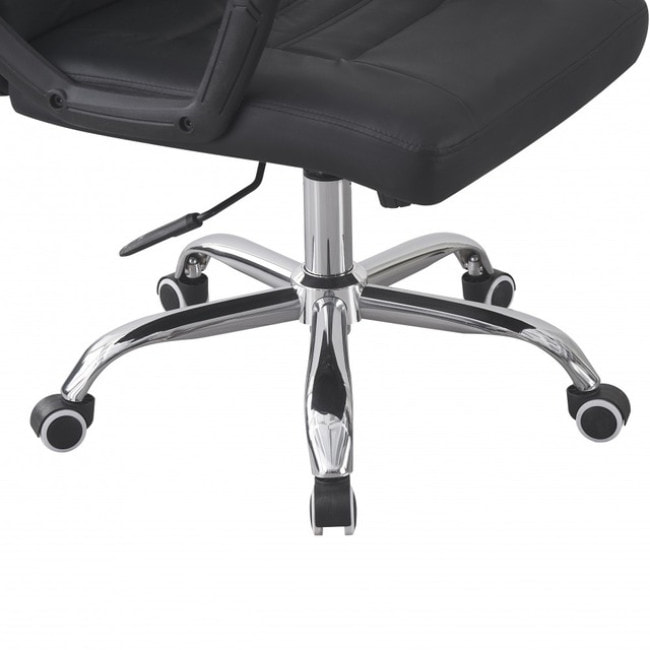 Крісло офісне на колесах Bonro B-627 чорне