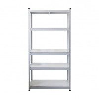 Стеллаж металлический 180х90х40 Siker GoodTool P9040L белый 5 полок