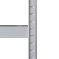 Стеллаж металлический 180х90х40 Siker GoodTool P9040L белый 5 полок