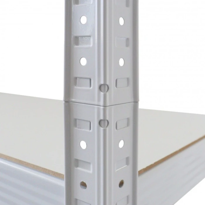 Стелаж металевий 180х90х40 Siker GoodTool P9040L білий 5 полиць