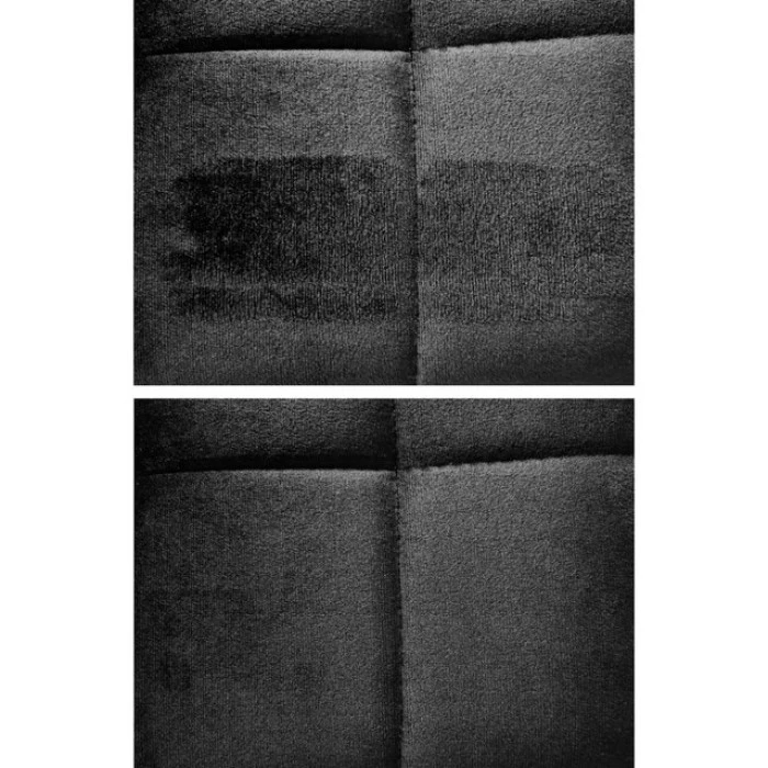 Барний стілець зі спинкою Bonro B-0106 велюр чорний з чорною основою