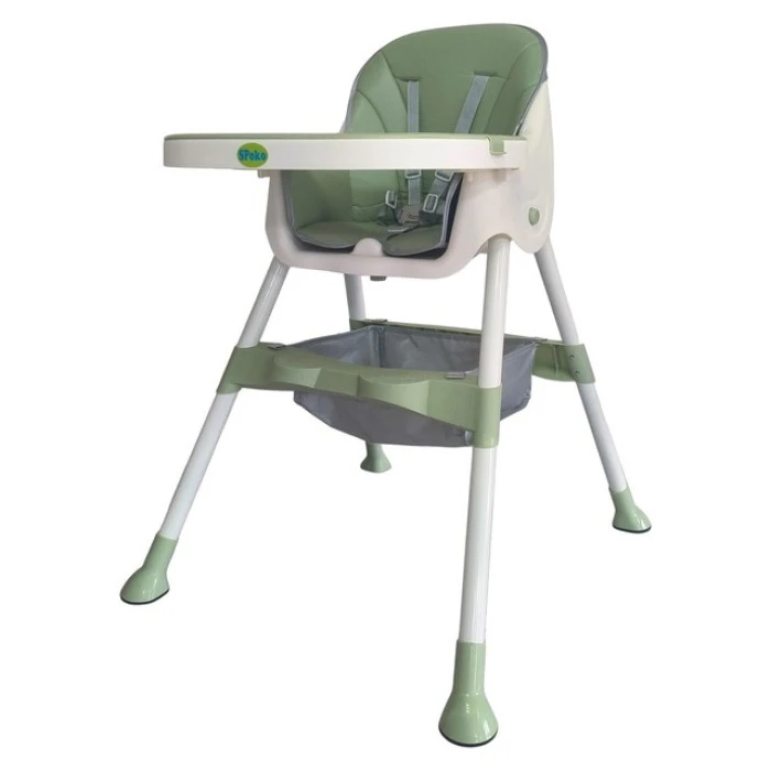 Стільчик для годування дітей 3 в 1 SPOKO SP-06 зелений
