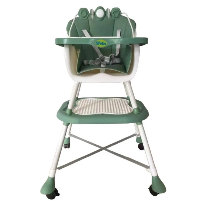 Стільчик для годування дітей 3 в 1 SPOKO SP-06 зелений