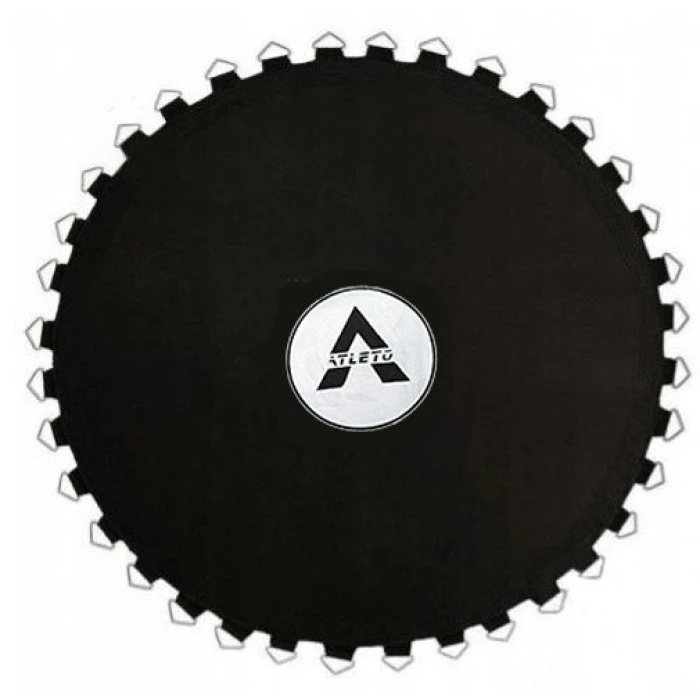 Батут дитячий з сіткою та драбинкою 252 см Atleto червоний