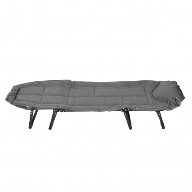 Шезлонг лежак кровать раскладная Bonro B2002-4 темно-серый