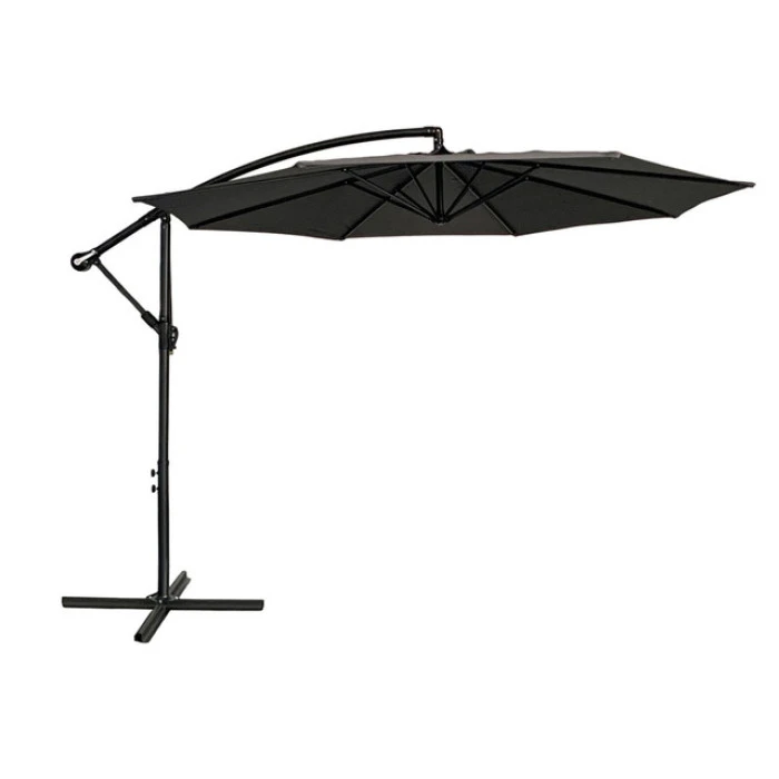 Зонтик садовый регулируемый с наклоном серый Bonro B-7012 3м 8 спиц