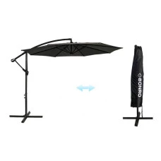 Зонтик садовый регулируемый с наклоном серый Bonro B-7012 3м 8 спиц