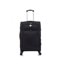 Набор тканевых чемоданов 2 шт Bonro Tourist большая средняя черный