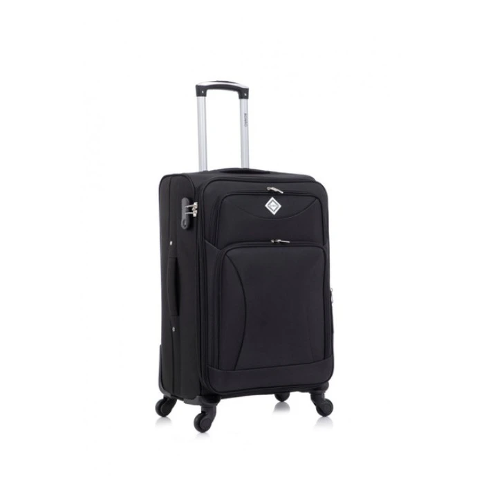 Набір тканинних валіз 2 шт Bonro Tourist велика середня чорний
