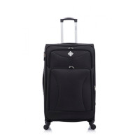 Набор тканевых чемоданов 2 шт Bonro Tourist большая средняя черный