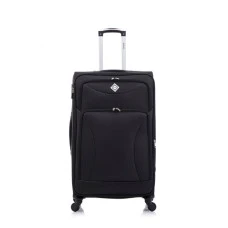 Набір тканинних валіз 2 шт Bonro Tourist велика середня чорний