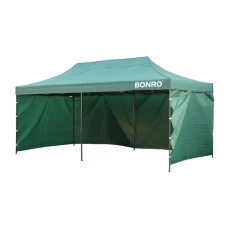 Намет павільйон розсувний з стінками 3 х 6 Bonro B-9006 зелений + сумка