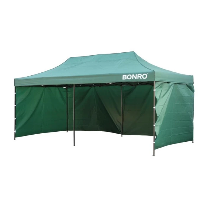 Намет павільйон розсувний з стінками 3 х 6 Bonro B-9006 зелений + сумка