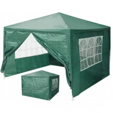 Садовый павильон беседка палатка 3х3 м Bonro B-1023 (4 стенки) зеленый