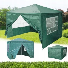 Садовый павильон беседка палатка 3х3 м Bonro B-1023 (4 стенки) зеленый